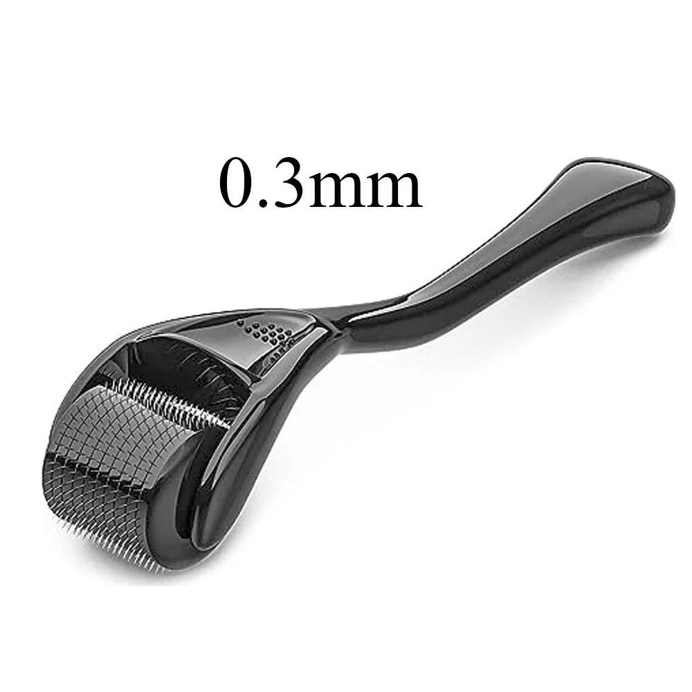 Micro Needling 540 Roller Derma Roller Dermaroller 0.2/0.25/0.3Mm Titanium Hair Regrowth Beard Growth Anti-Hair Loss Treatment