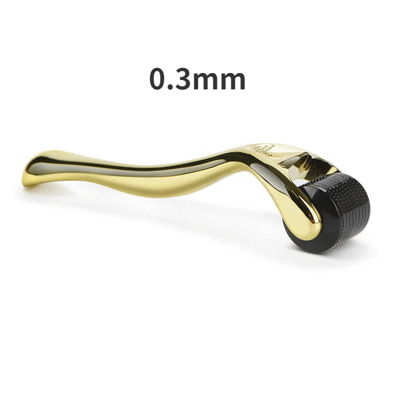 Micro Needling 540 Roller Derma Roller Dermaroller 0.2/0.25/0.3Mm Titanium Hair Regrowth Beard Growth Anti-Hair Loss Treatment