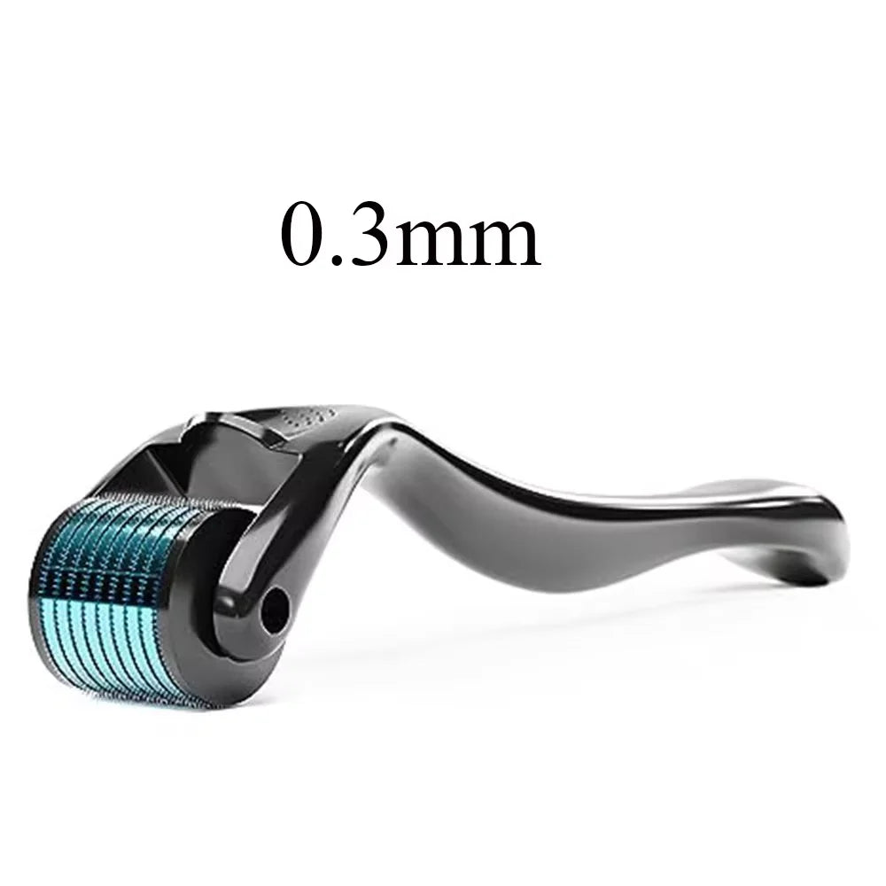 Micro Needling 540 Roller Derma Roller Dermaroller 0.2/0.25/0.3Mm Titanium Hair Regrowth Beard Growth Anti-Hair Loss Treatment