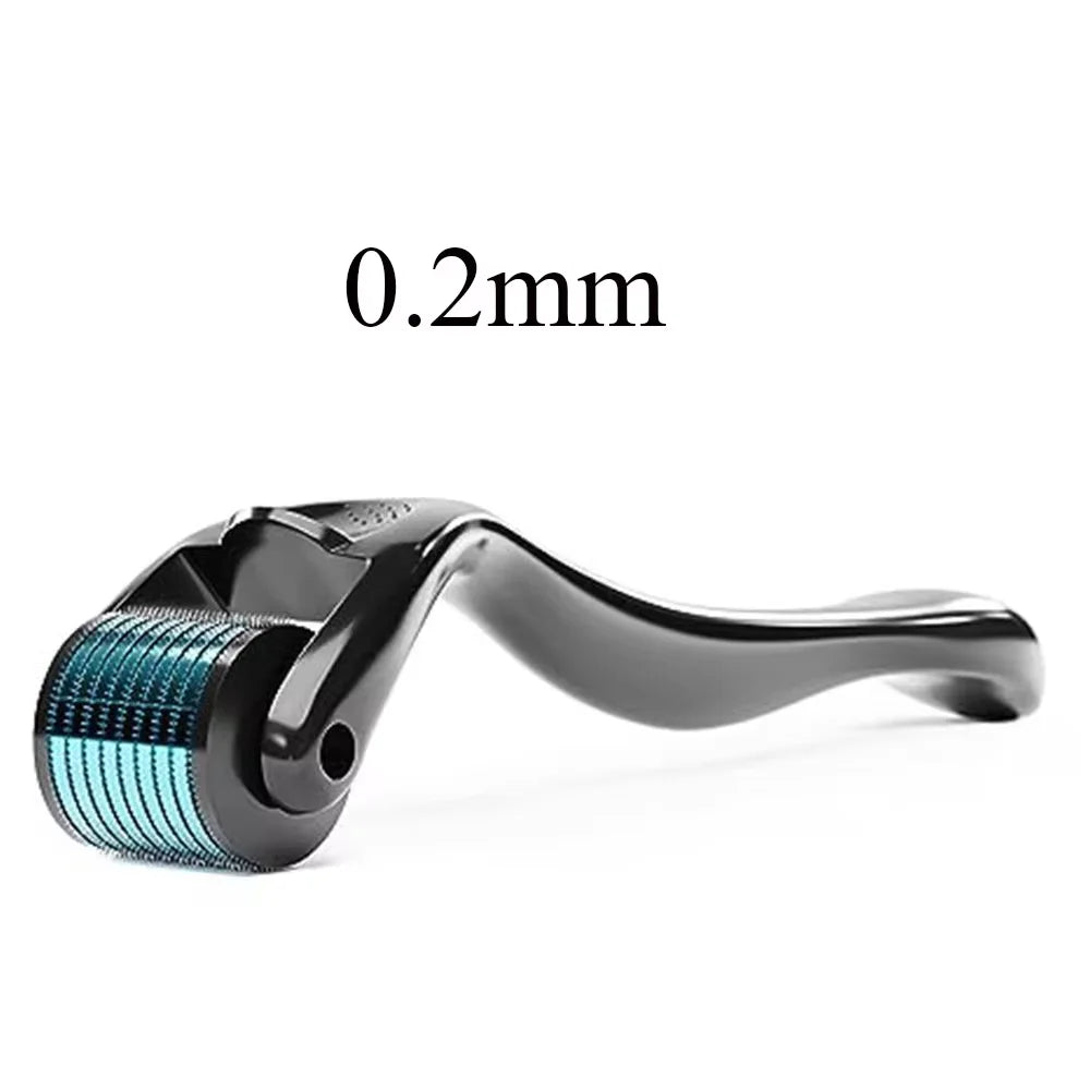 Micro Needling 540 Roller Derma Roller Dermaroller 0.2/0.25/0.3Mm Titanium Hair Regrowth Beard Growth Anti-Hair Loss Treatment
