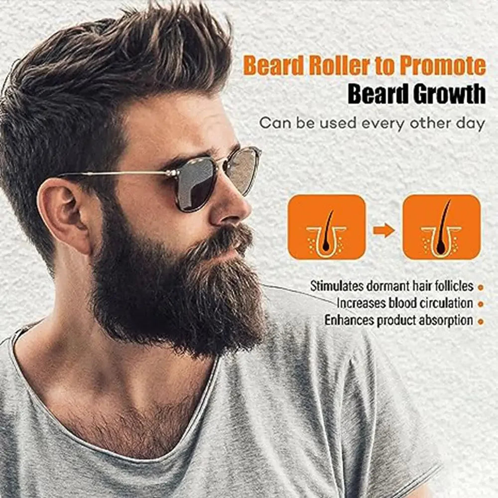 Micro Needling 540 Roller Derma Roller Dermaroller 0.2/0.25/0.3Mm Titanium Hair Regrowth Beard Growth Anti-Hair Loss Treatment
