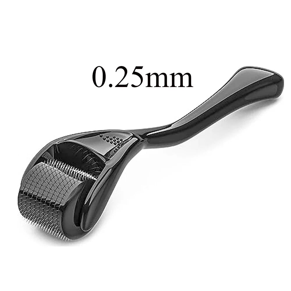 Micro Needling 540 Roller Derma Roller Dermaroller 0.2/0.25/0.3Mm Titanium Hair Regrowth Beard Growth Anti-Hair Loss Treatment